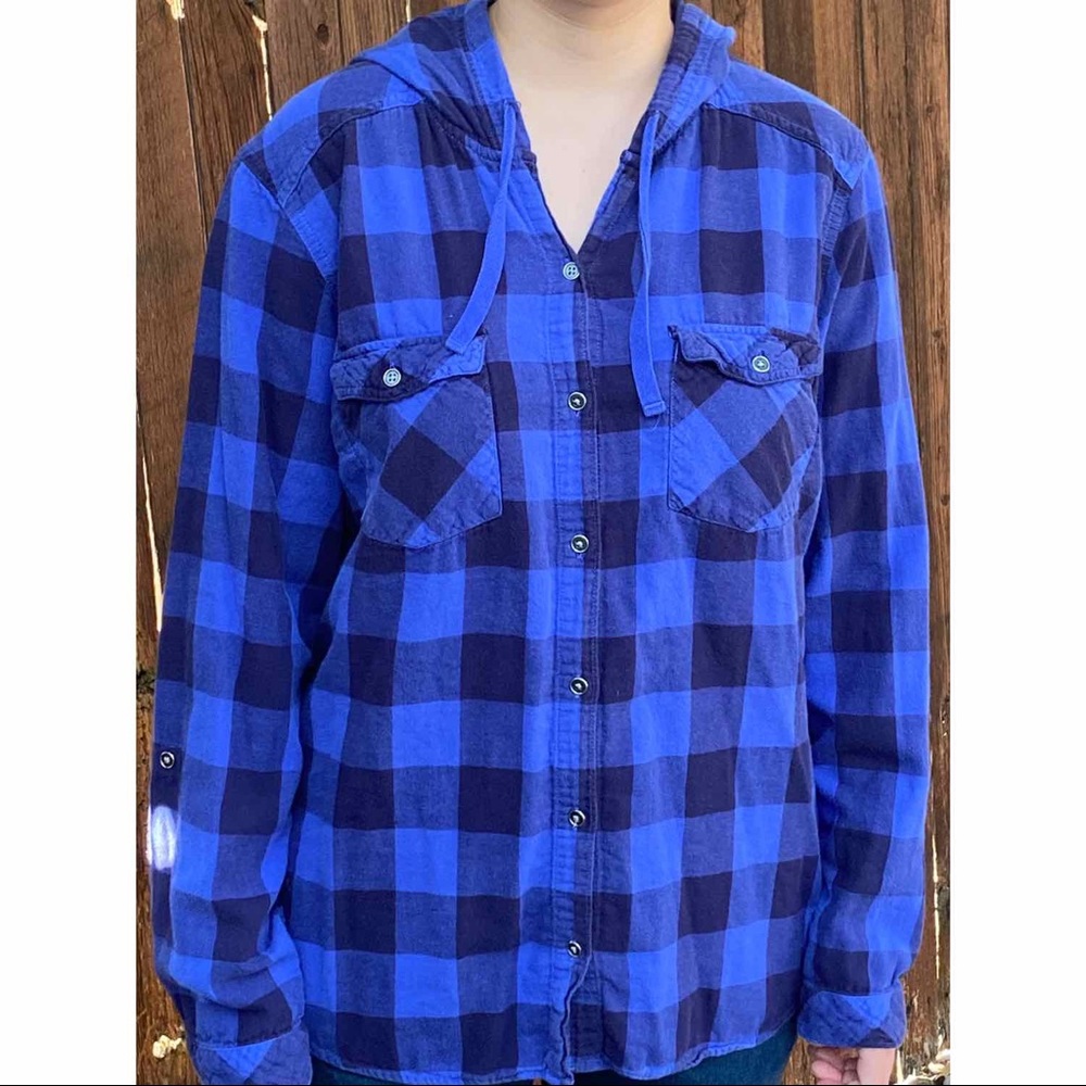 Columbia Anytime Stretch Hooded Long Sleeve Shirt